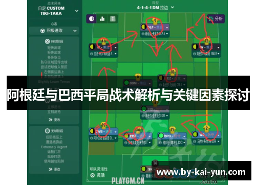 阿根廷与巴西平局战术解析与关键因素探讨