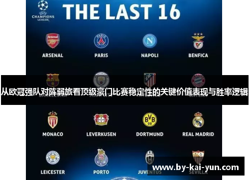 从欧冠强队对阵弱旅看顶级豪门比赛稳定性的关键价值表现与胜率逻辑